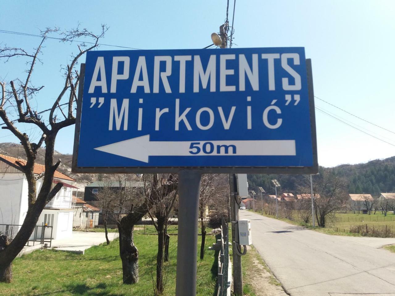Apartments Mirkovic Cetinje Exteriör bild